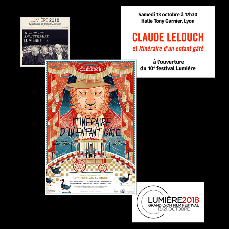 PLAKAT - EDITION - AFFICHE - CINEMA - SERIGRAPHIE - EDITION LIMITEE - NUMEROTEE MAIN - SIGNEE MAIN - PRESSE FESTIVAL LUMIERES