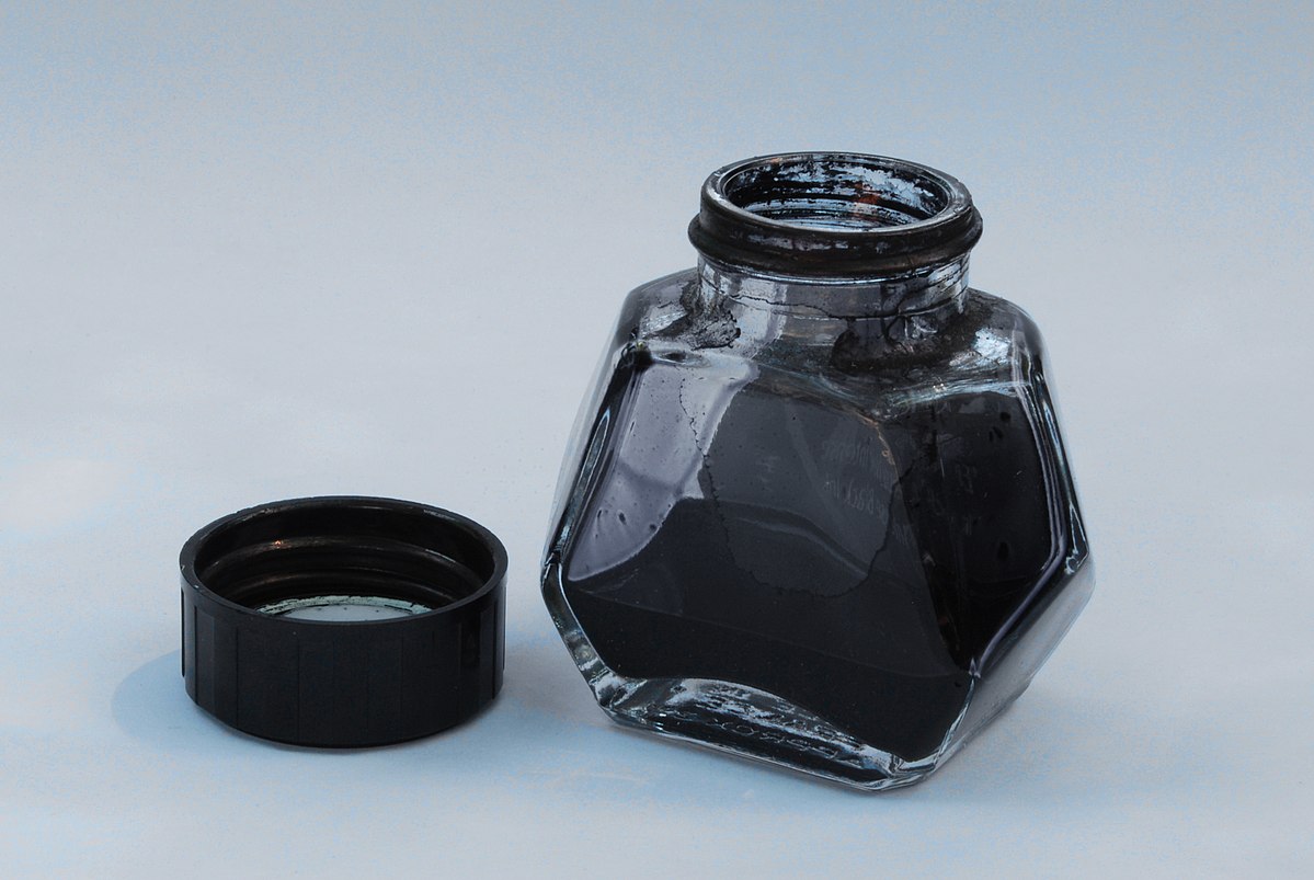 Ink, the ancestral substance which has become indispensable