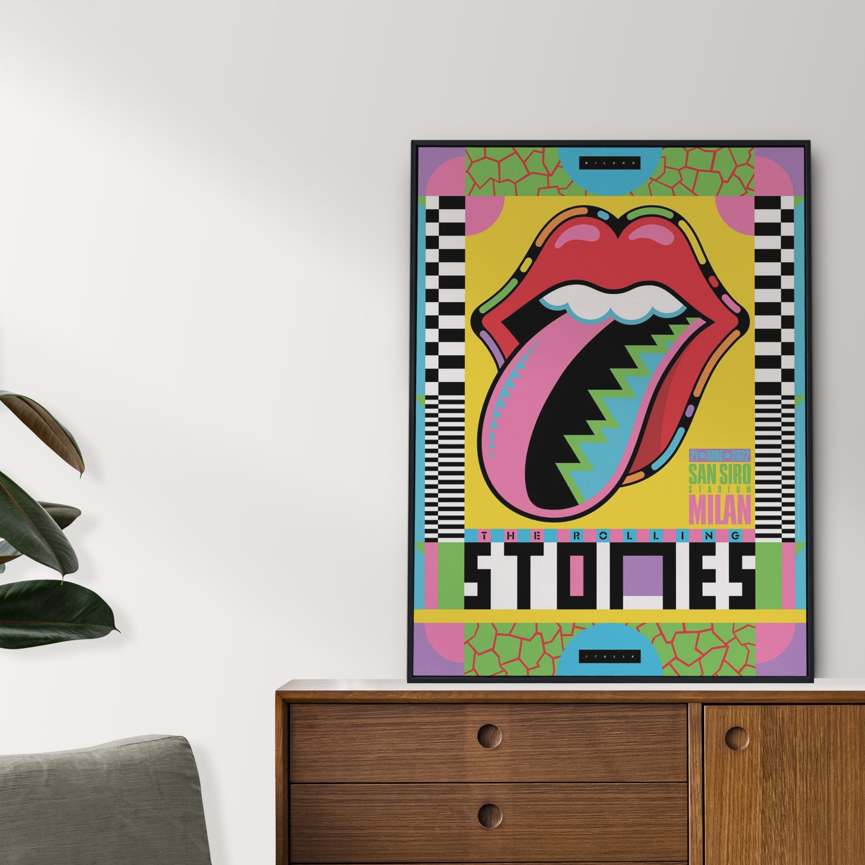 The Rolling Stones It's Only Rock n Roll Impression D'art 60x80cm, Posters  et affiches