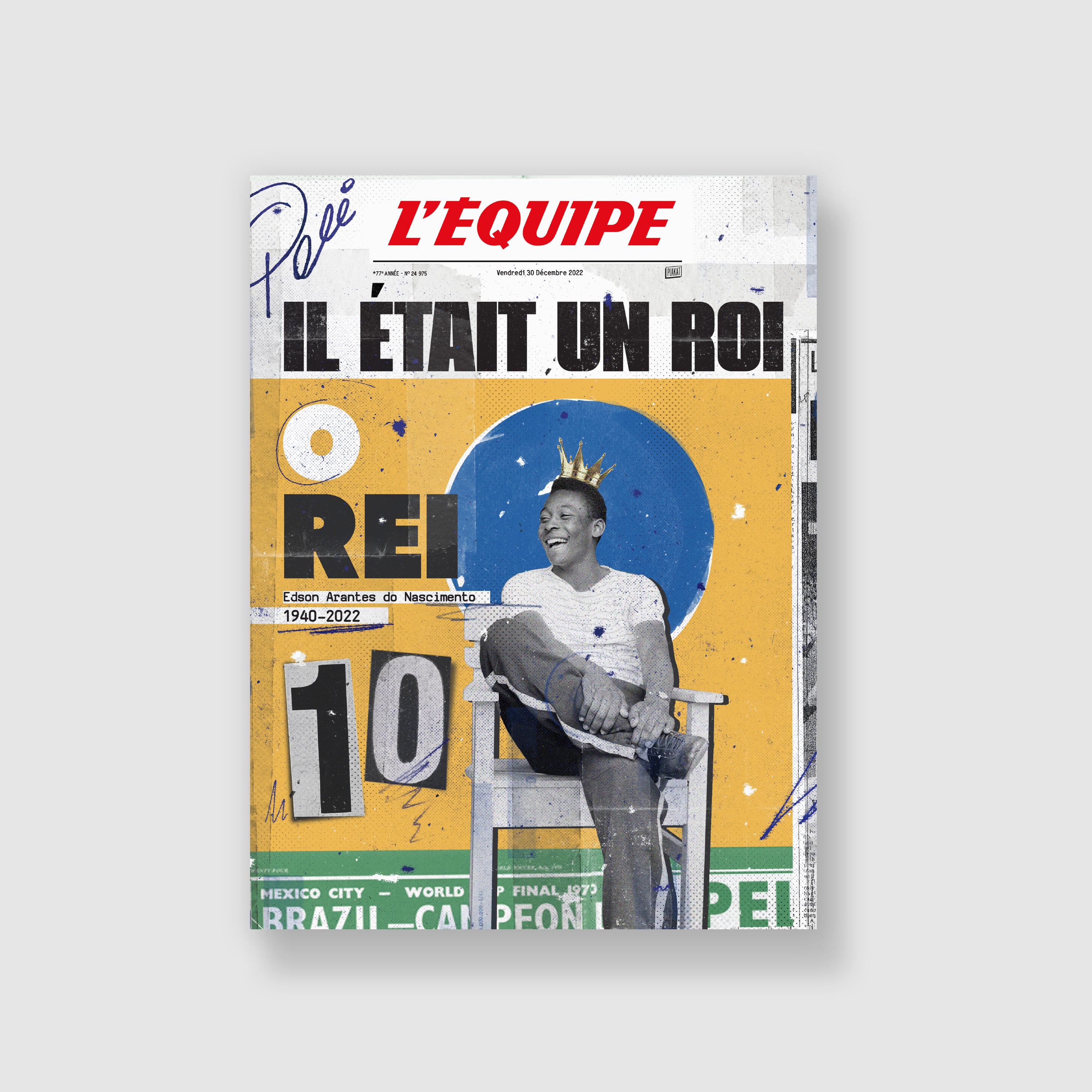 L QUIPE PELE PLAKAT Affiches Exclusives L quipe pele plakat affiches exclusives
