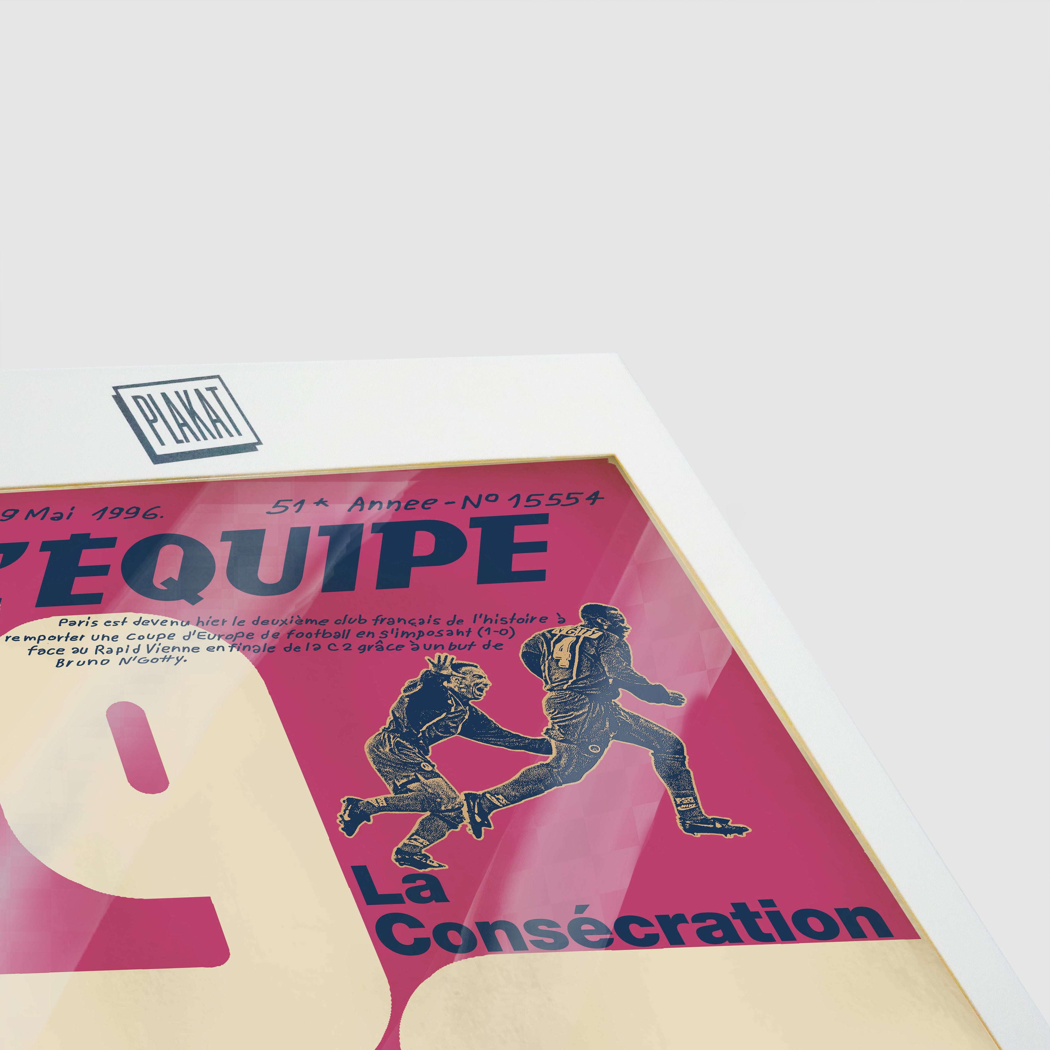L'ÉQUIPE - PSG 96 / ROUGE