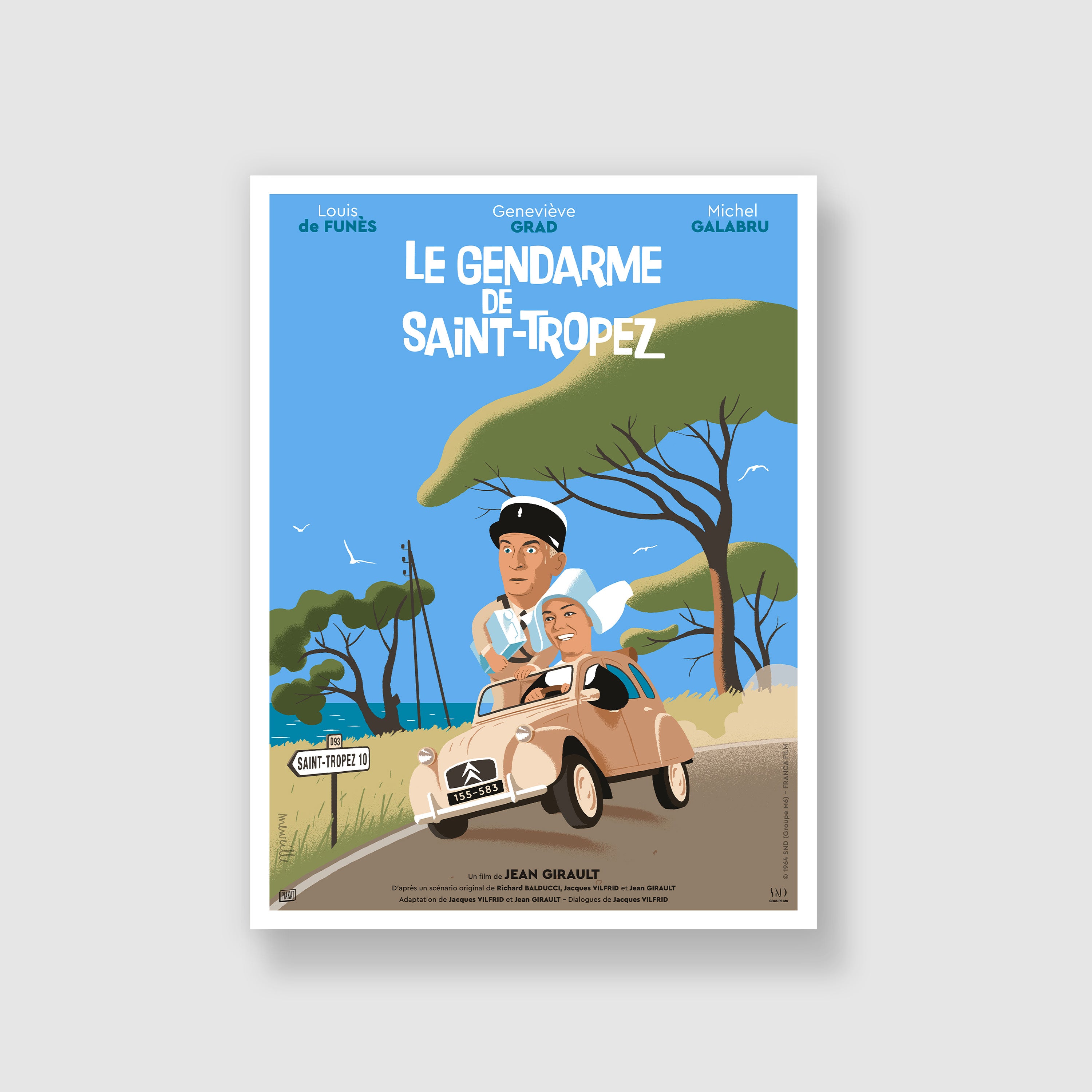 LE GENDARME DE SAINT-TROPEZ / 2CV